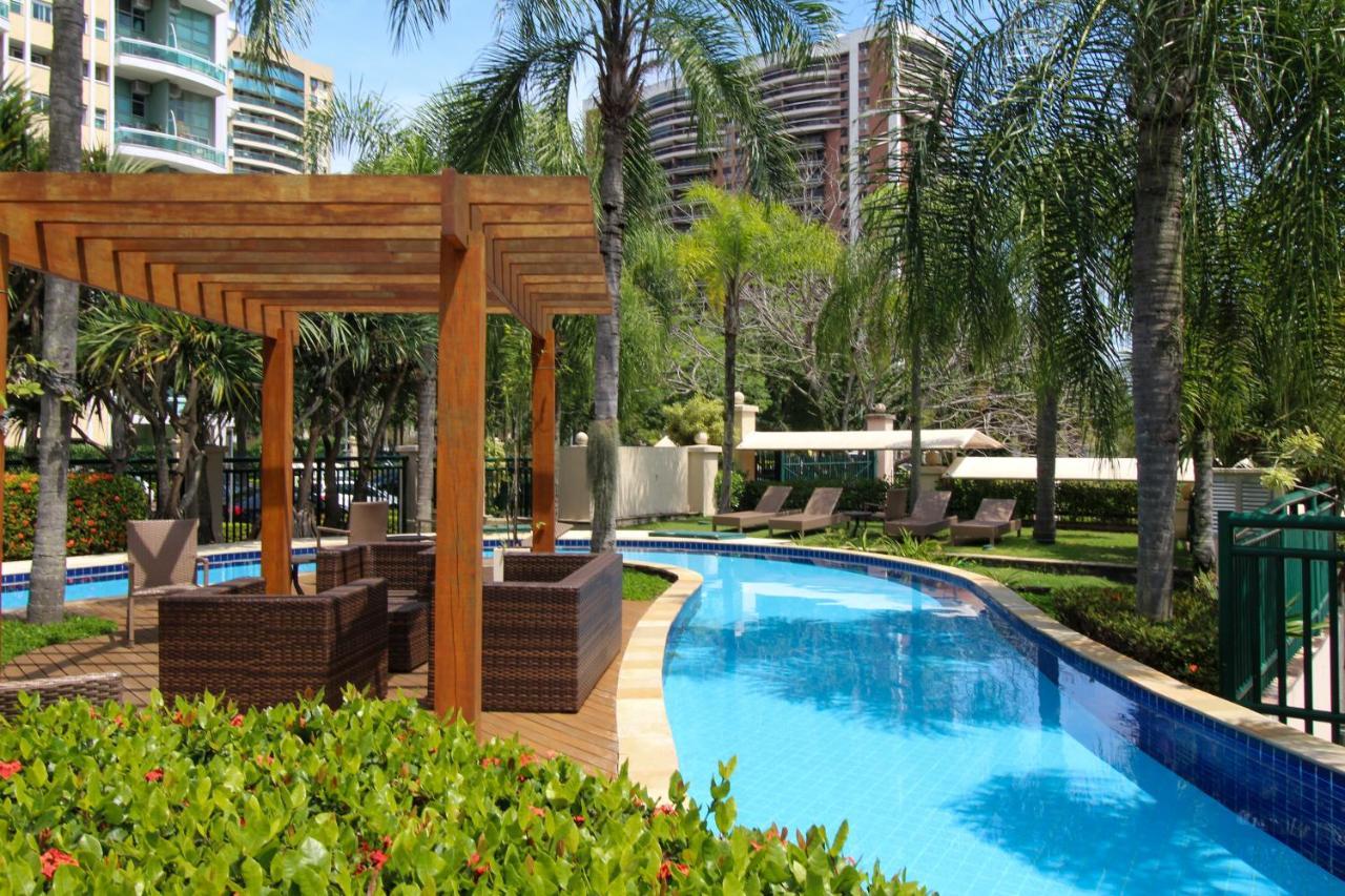 Barra Da Tijuca - 508 - De Frente Para Maravilhosa Piscina - Estacionamento Gratuito - Academia Comphania Atletica - Balsa Para Praia Gratis - Microondas - Geladeira Grande - Recepcao 24Horas - Wi-Fi - Com Pia Rio de Janeiro Zewnętrze zdjęcie