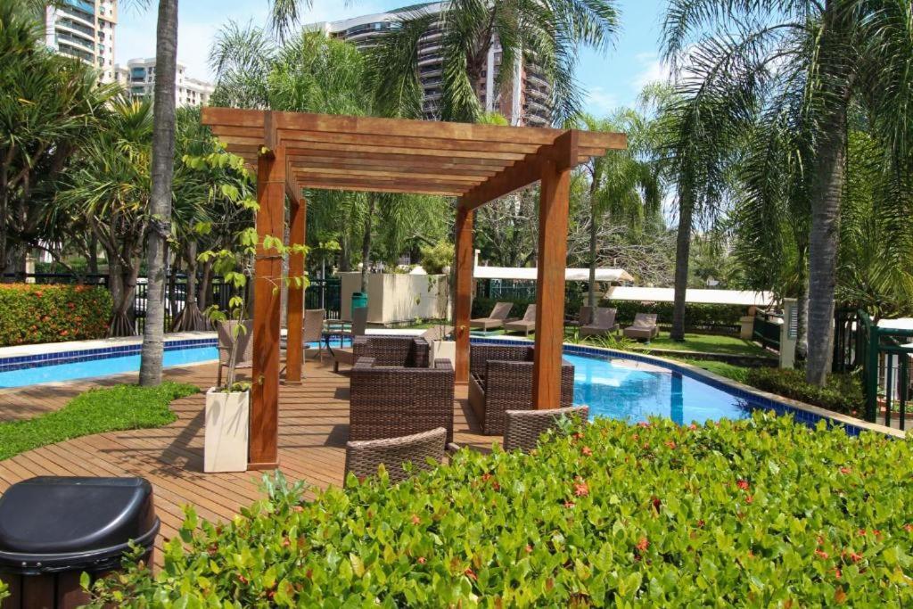 Barra Da Tijuca - 508 - De Frente Para Maravilhosa Piscina - Estacionamento Gratuito - Academia Comphania Atletica - Balsa Para Praia Gratis - Microondas - Geladeira Grande - Recepcao 24Horas - Wi-Fi - Com Pia Rio de Janeiro Zewnętrze zdjęcie