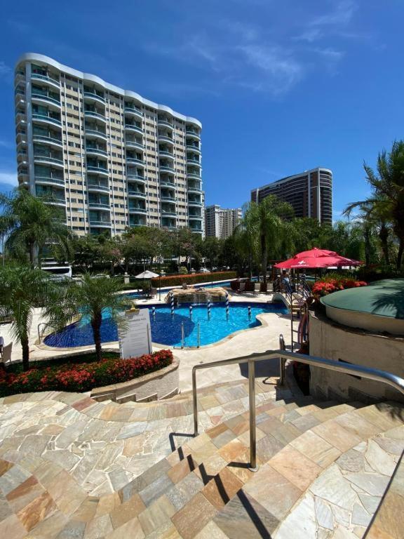 Barra Da Tijuca - 508 - De Frente Para Maravilhosa Piscina - Estacionamento Gratuito - Academia Comphania Atletica - Balsa Para Praia Gratis - Microondas - Geladeira Grande - Recepcao 24Horas - Wi-Fi - Com Pia Rio de Janeiro Zewnętrze zdjęcie