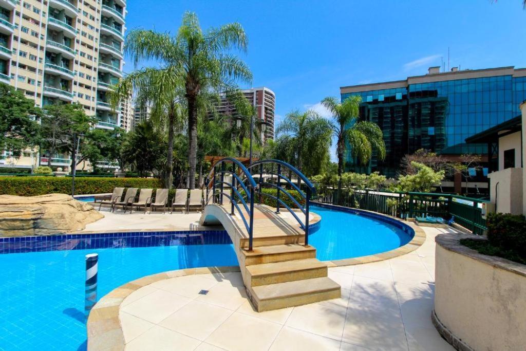 Barra Da Tijuca - 508 - De Frente Para Maravilhosa Piscina - Estacionamento Gratuito - Academia Comphania Atletica - Balsa Para Praia Gratis - Microondas - Geladeira Grande - Recepcao 24Horas - Wi-Fi - Com Pia Rio de Janeiro Zewnętrze zdjęcie